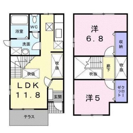 サンリット幕山の物件間取画像